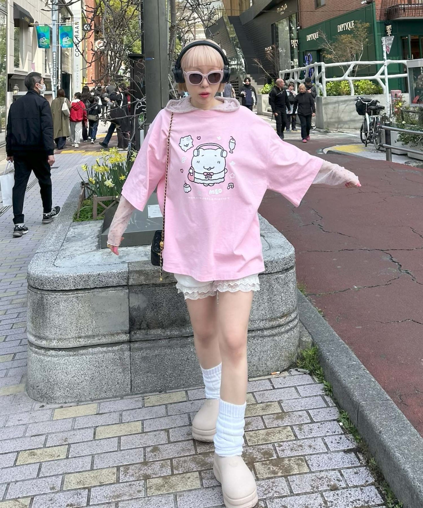 【にゃんにゃんモンスターズ×ALLEY TOKYO】BIG半袖T