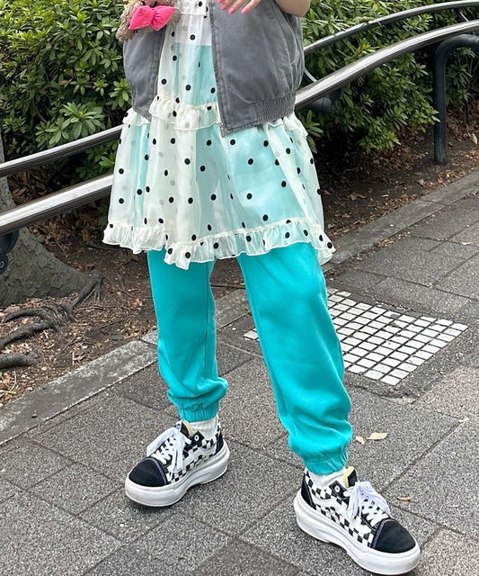 カラフルイージーパンツ【ブルー】