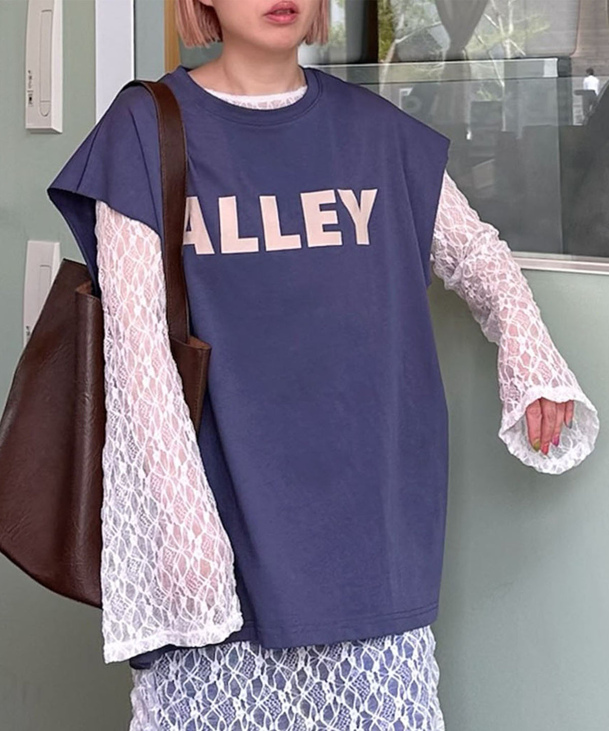 ALLEYロゴどんT【ブルー】