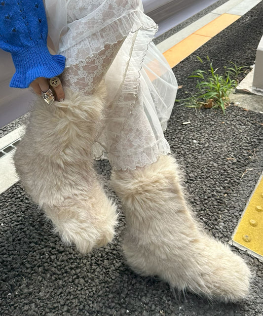 モンスターファーブーツ【オフホワイト】
