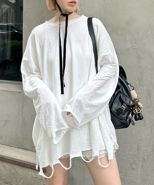 ダメージBIGロンT【オフホワイト】