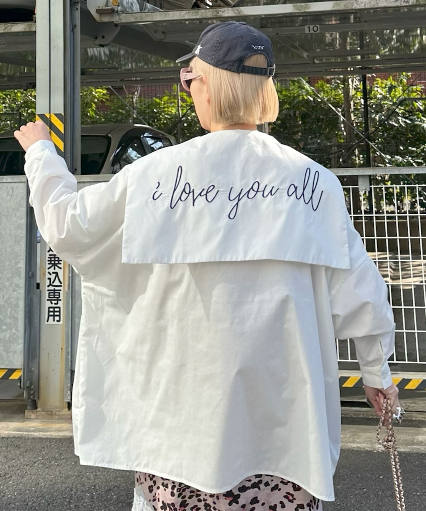 【リバイバル】メッセージセーラーシャツ【オフホワイト】