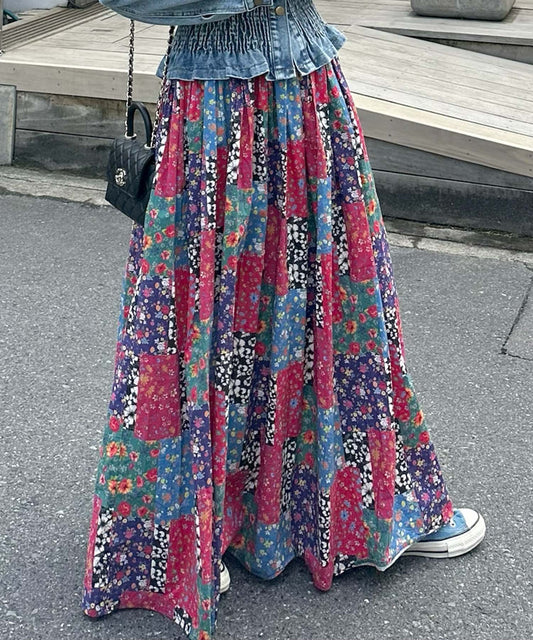 いろんな柄ロングスカート【マルチ】