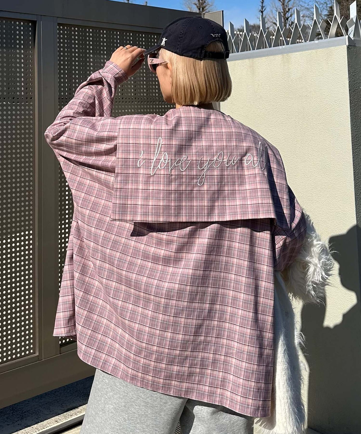 【リバイバル】メッセージセーラーシャツ【ピンク系】