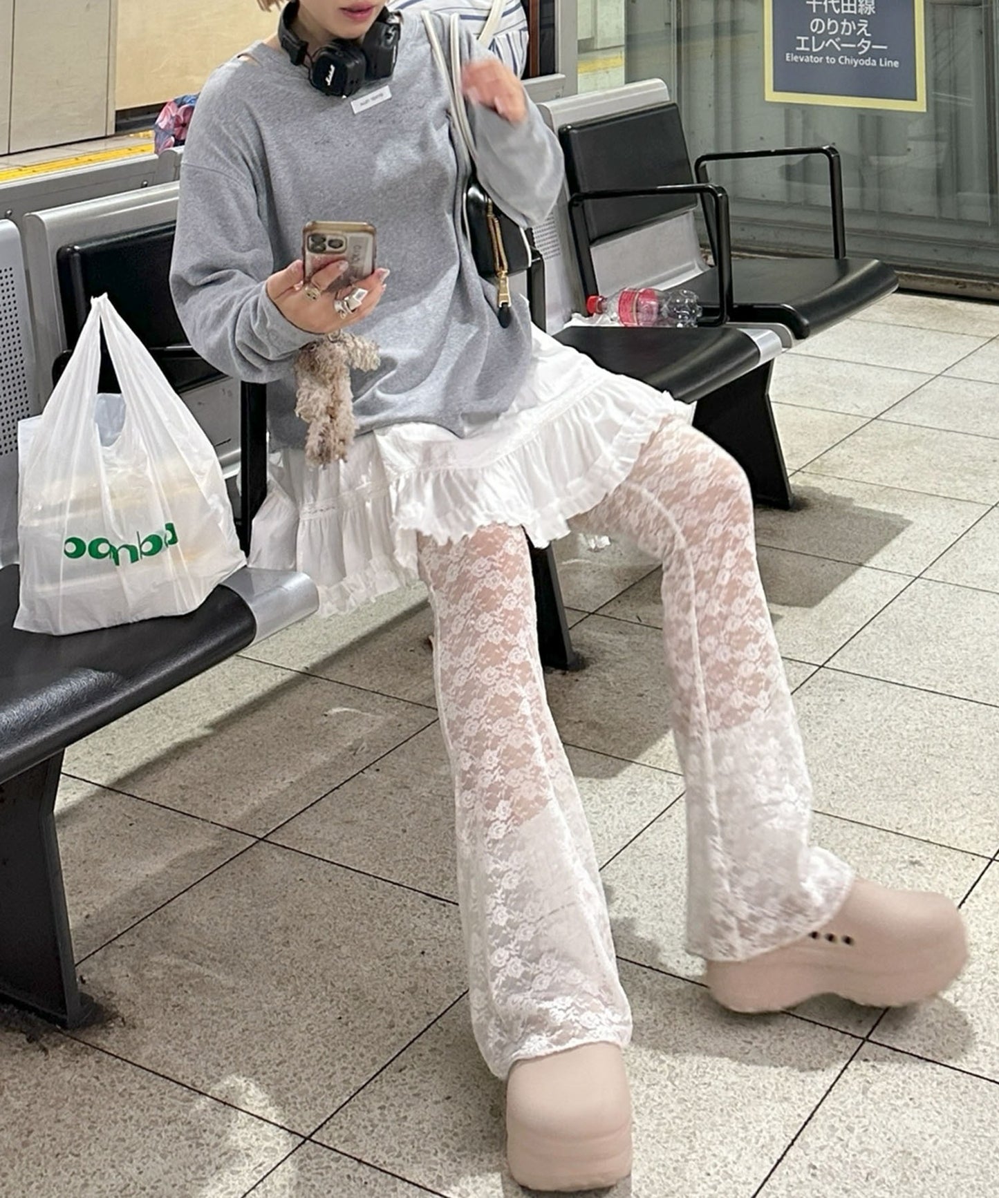 レースパンツ【オフホワイト】