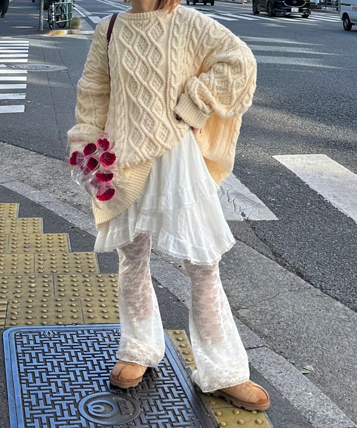 レースパンツ【オフホワイト】