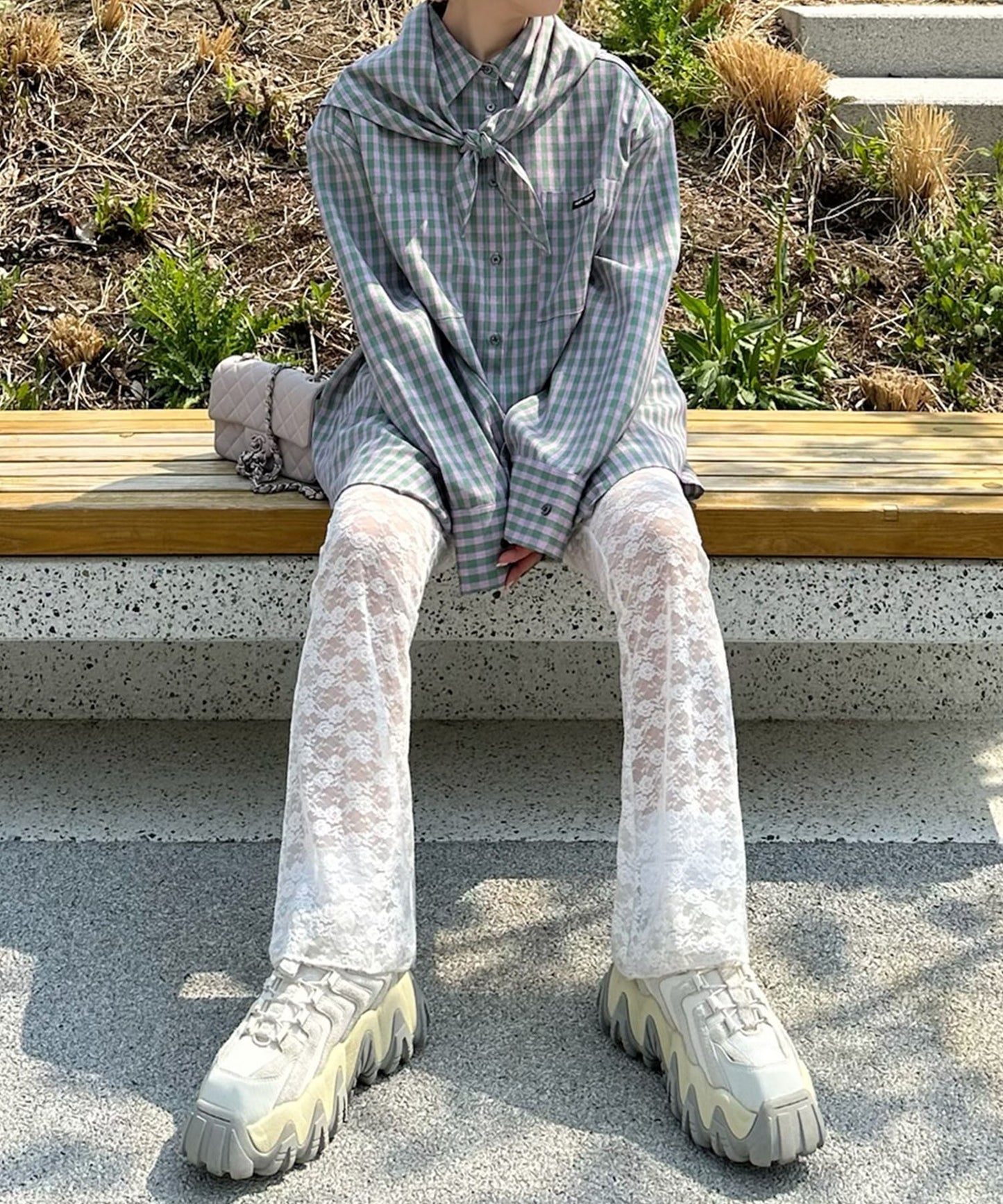 レースパンツ【オフホワイト】