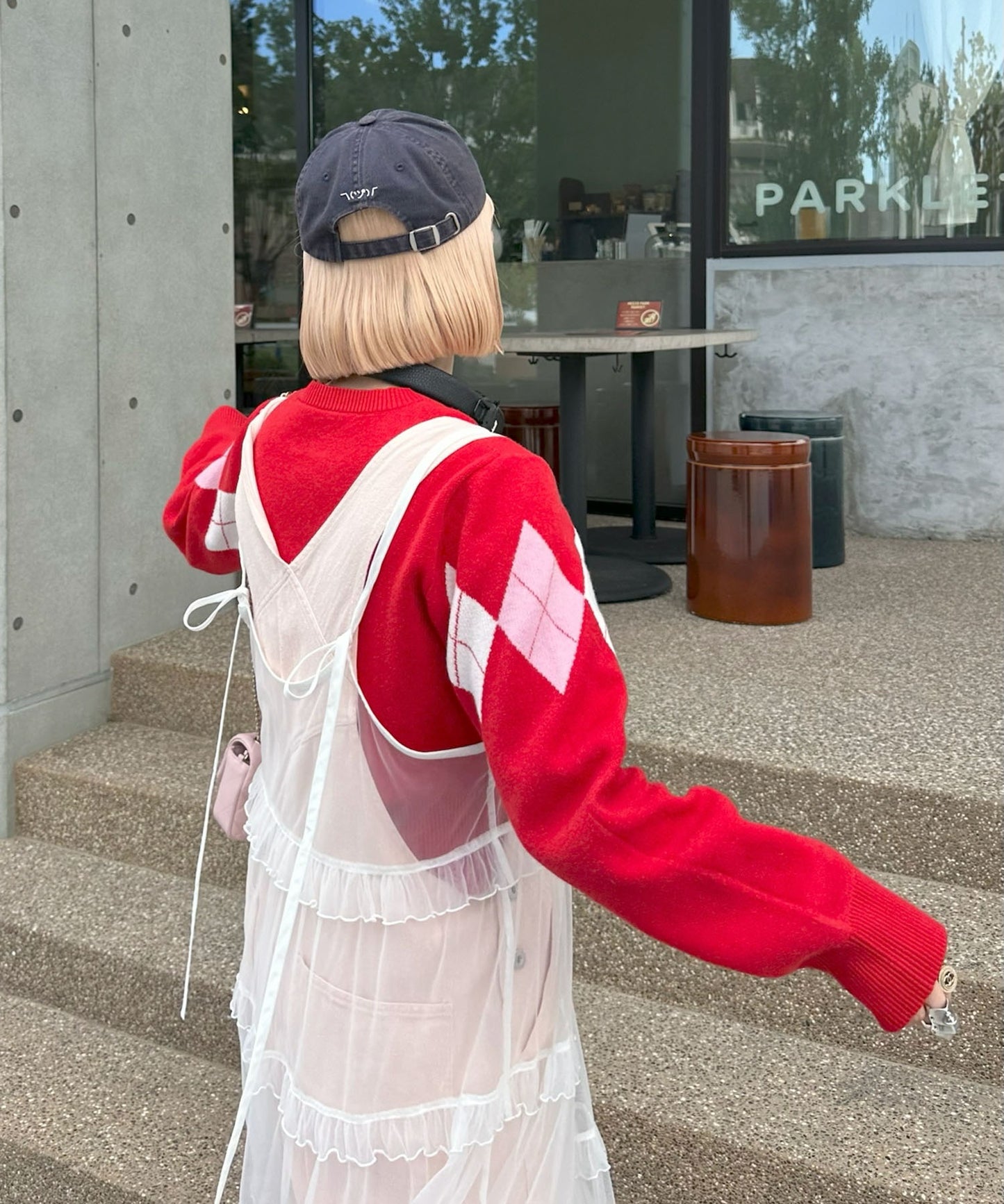 けっこうなダメージサロペ【ピンク】