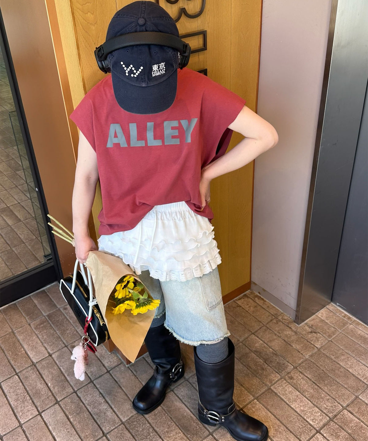 ALLEYロゴどんT【レッド】