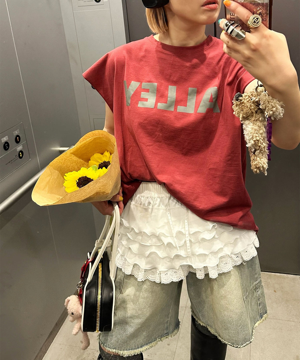 ALLEYロゴどんT【レッド】