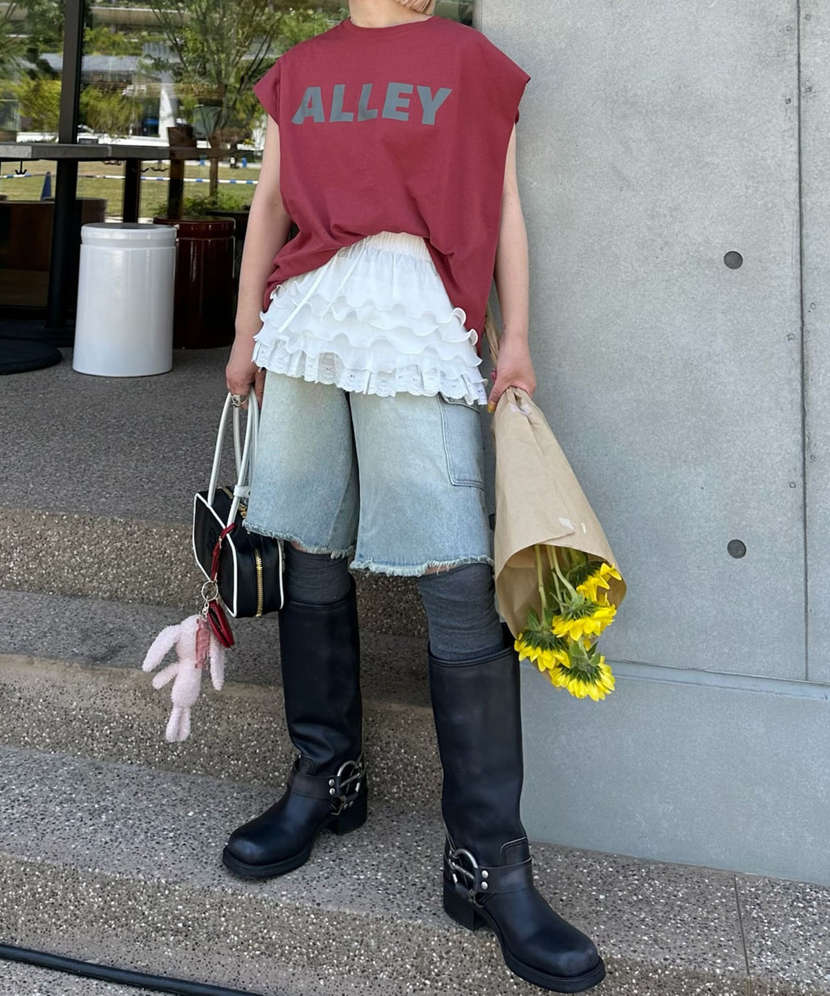 ALLEYロゴどんT【レッド】