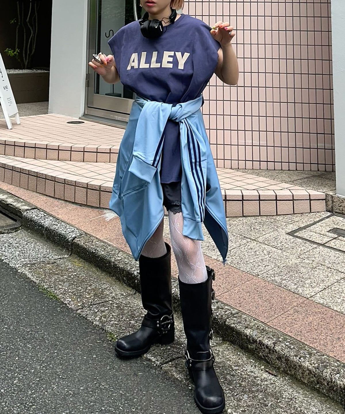ALLEYロゴどんT【ブルー】