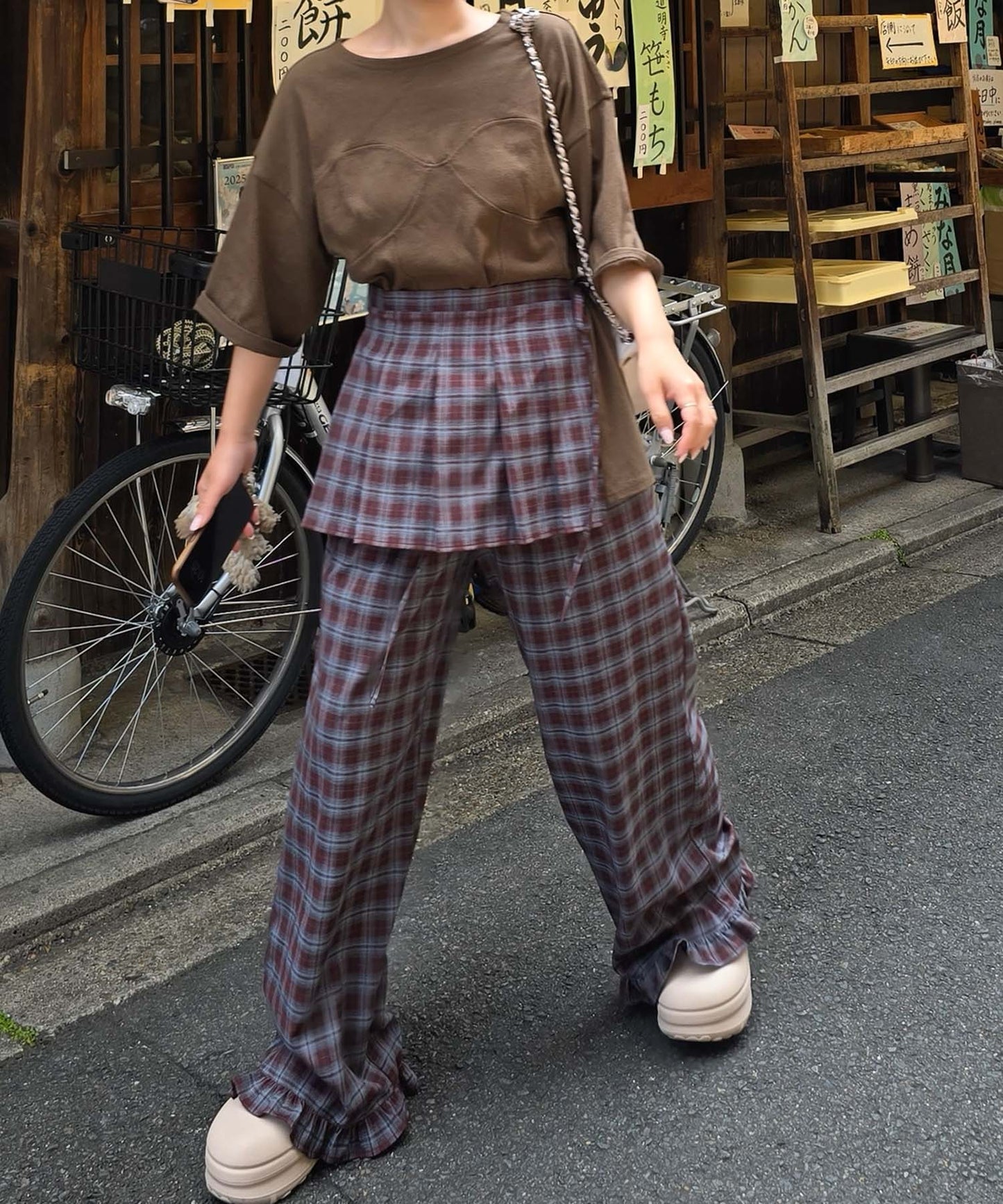 コルセット切替BIGT【ダークブラウン】