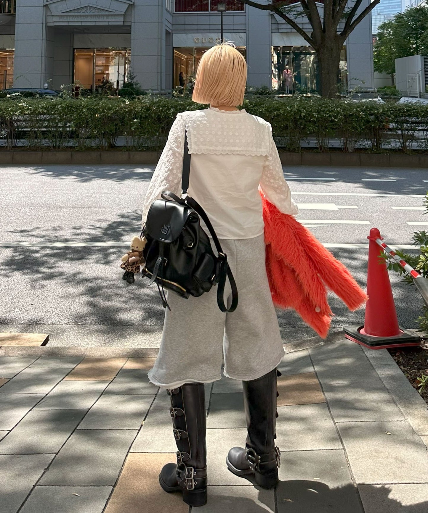 レースセーラーブラウス【オフホワイト】