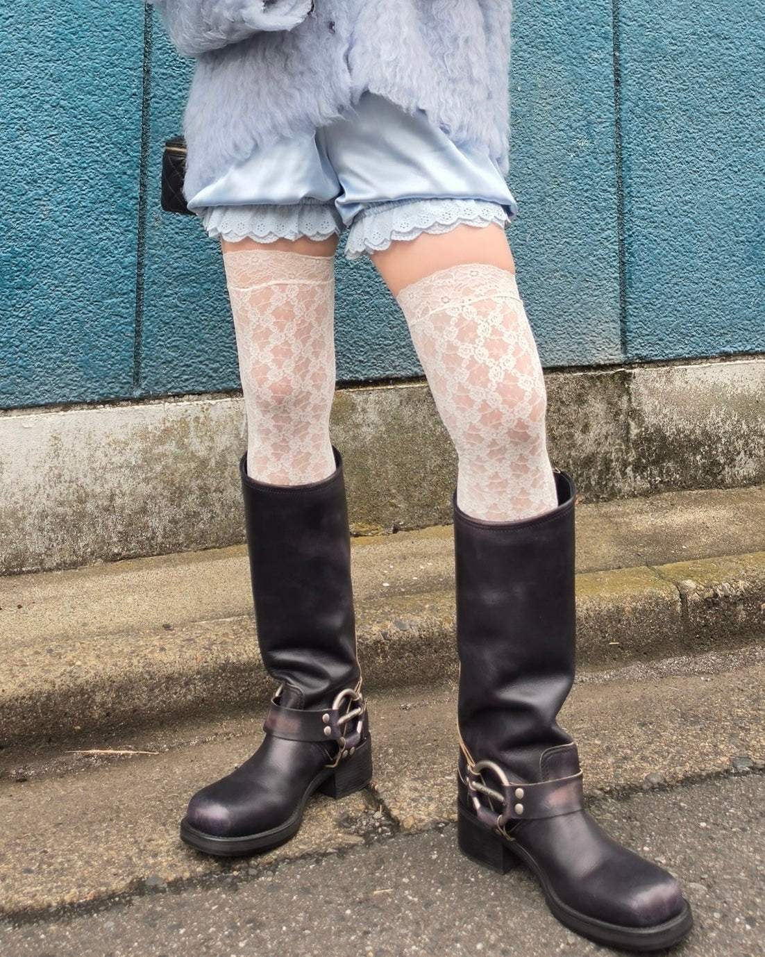 かぼちゃパンツ【サックスブルー】