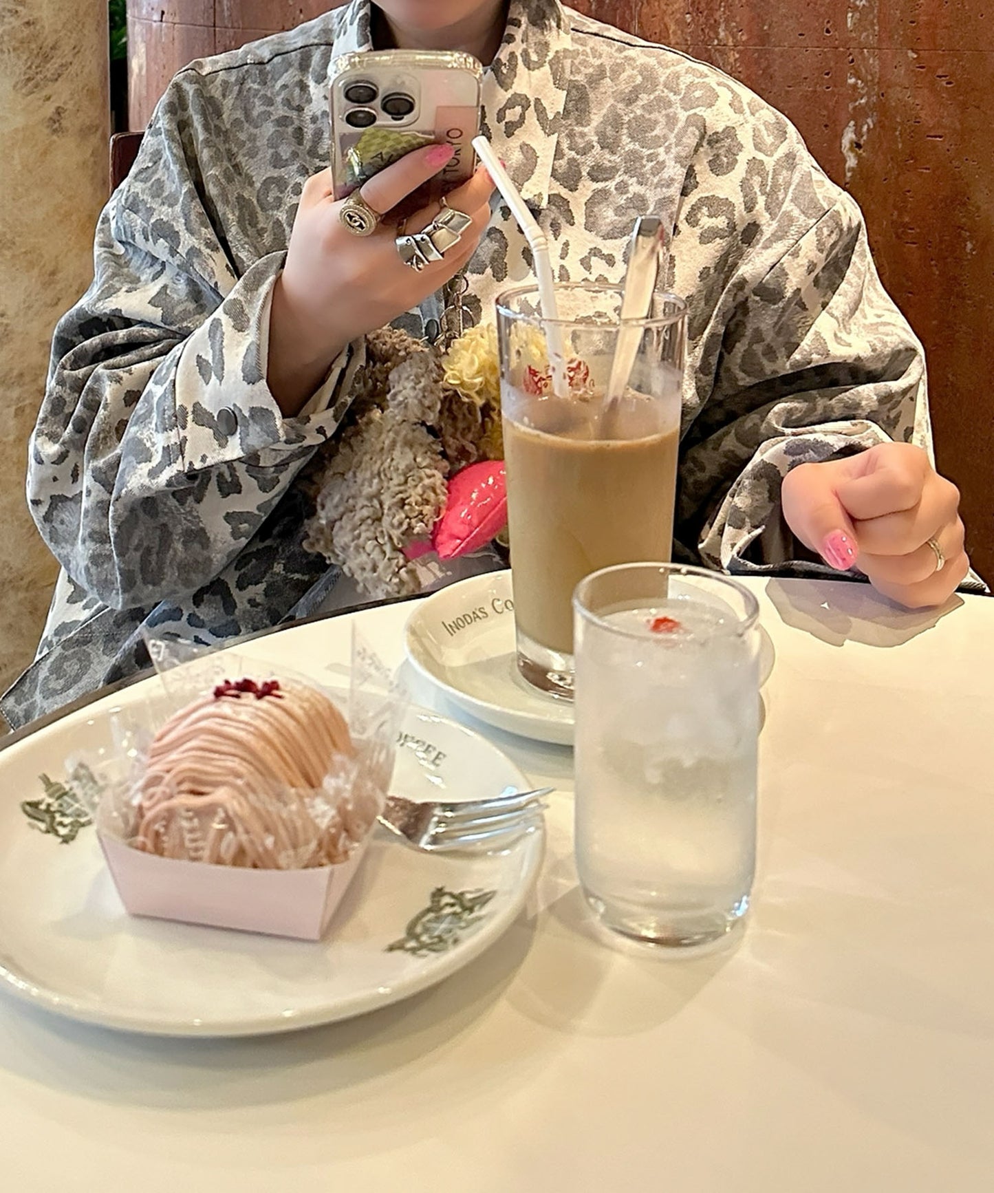 レオパード柄BIGカバーオール【レオパード】