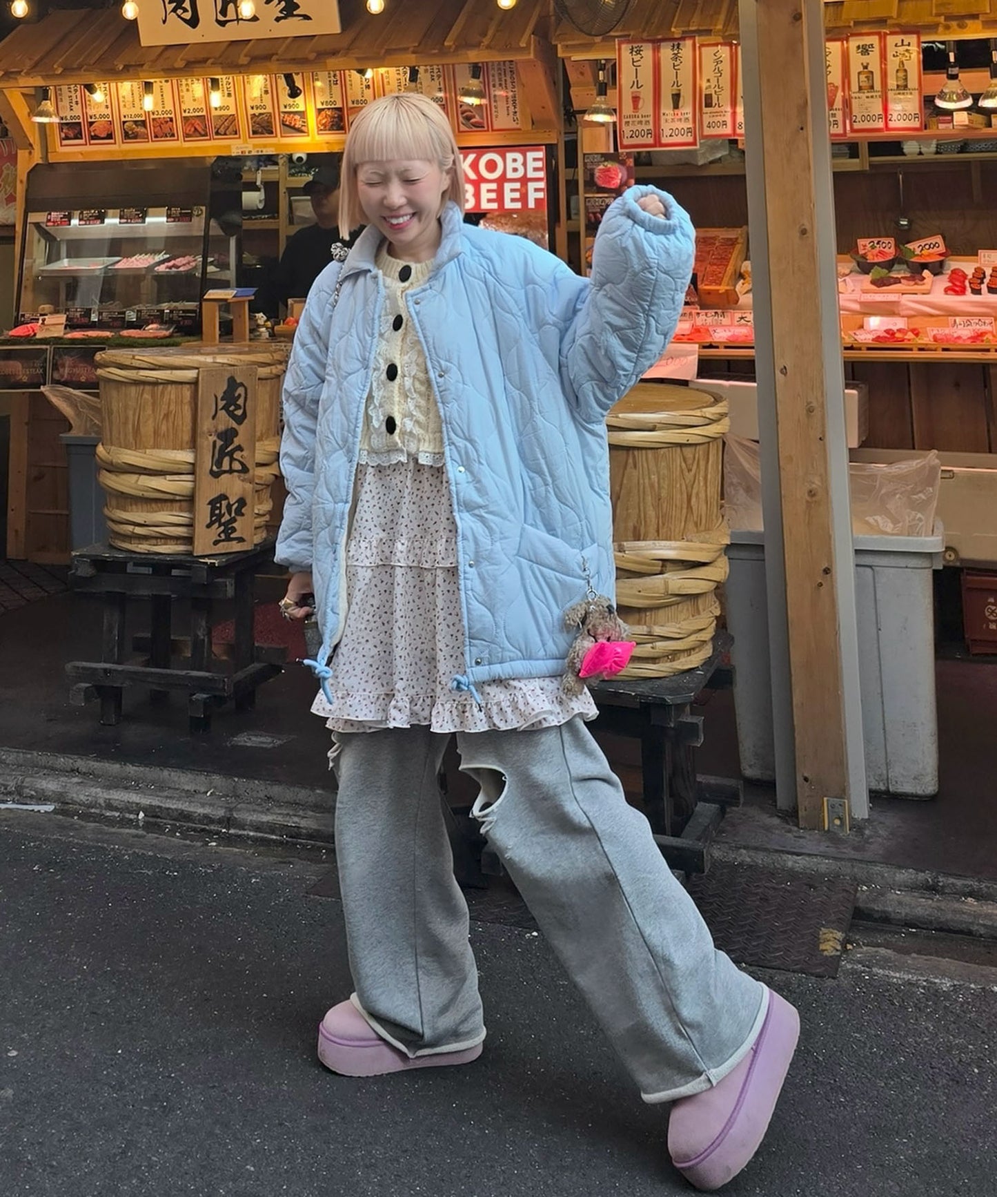 フリルティアードキャミワンピミニ【オフホワイト】