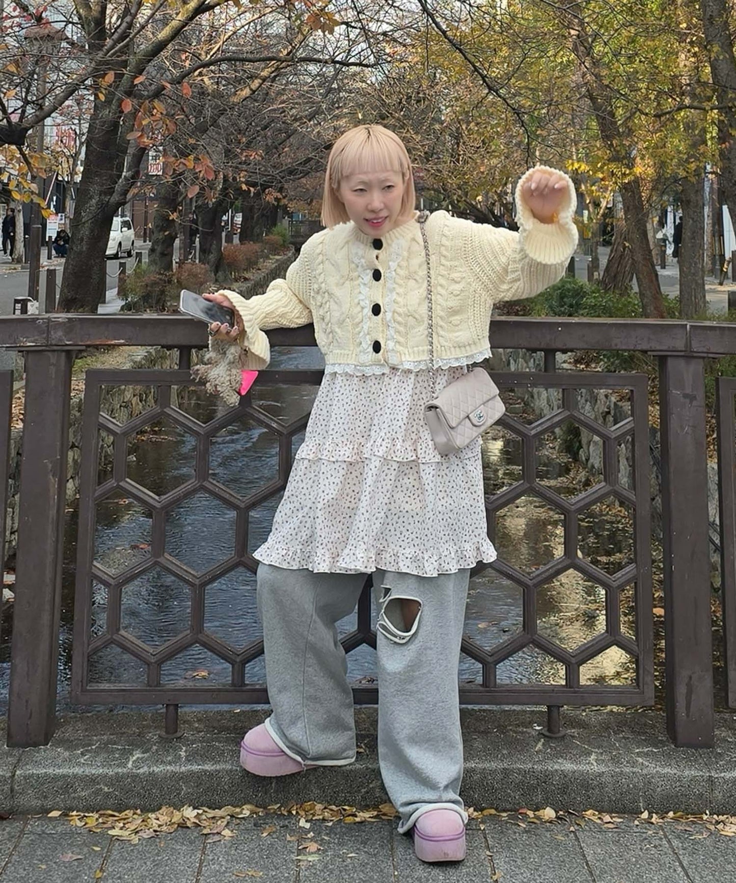 フリルティアードキャミワンピミニ【オフホワイト】