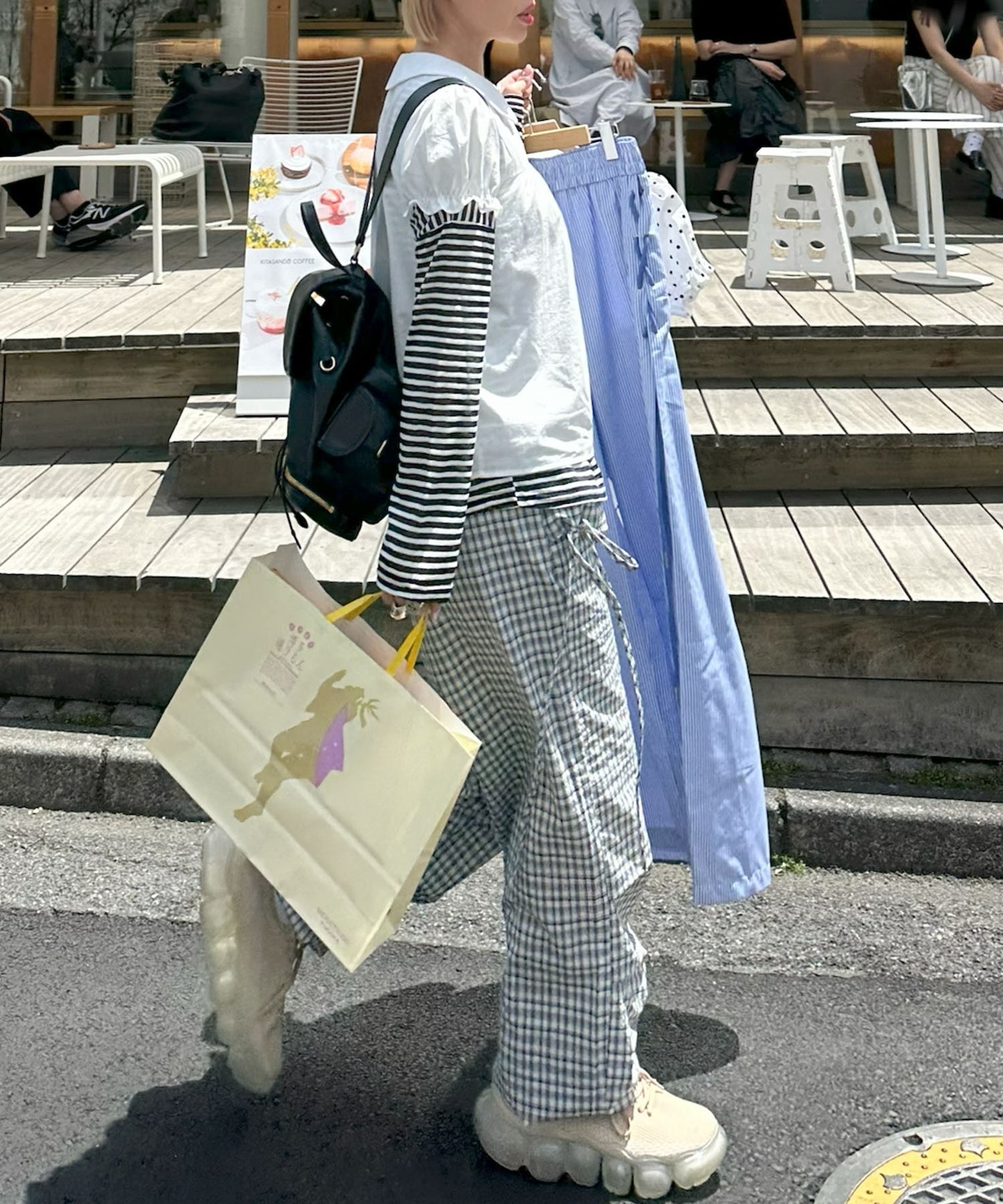 バックレースアップシアーＴ【ブラック】