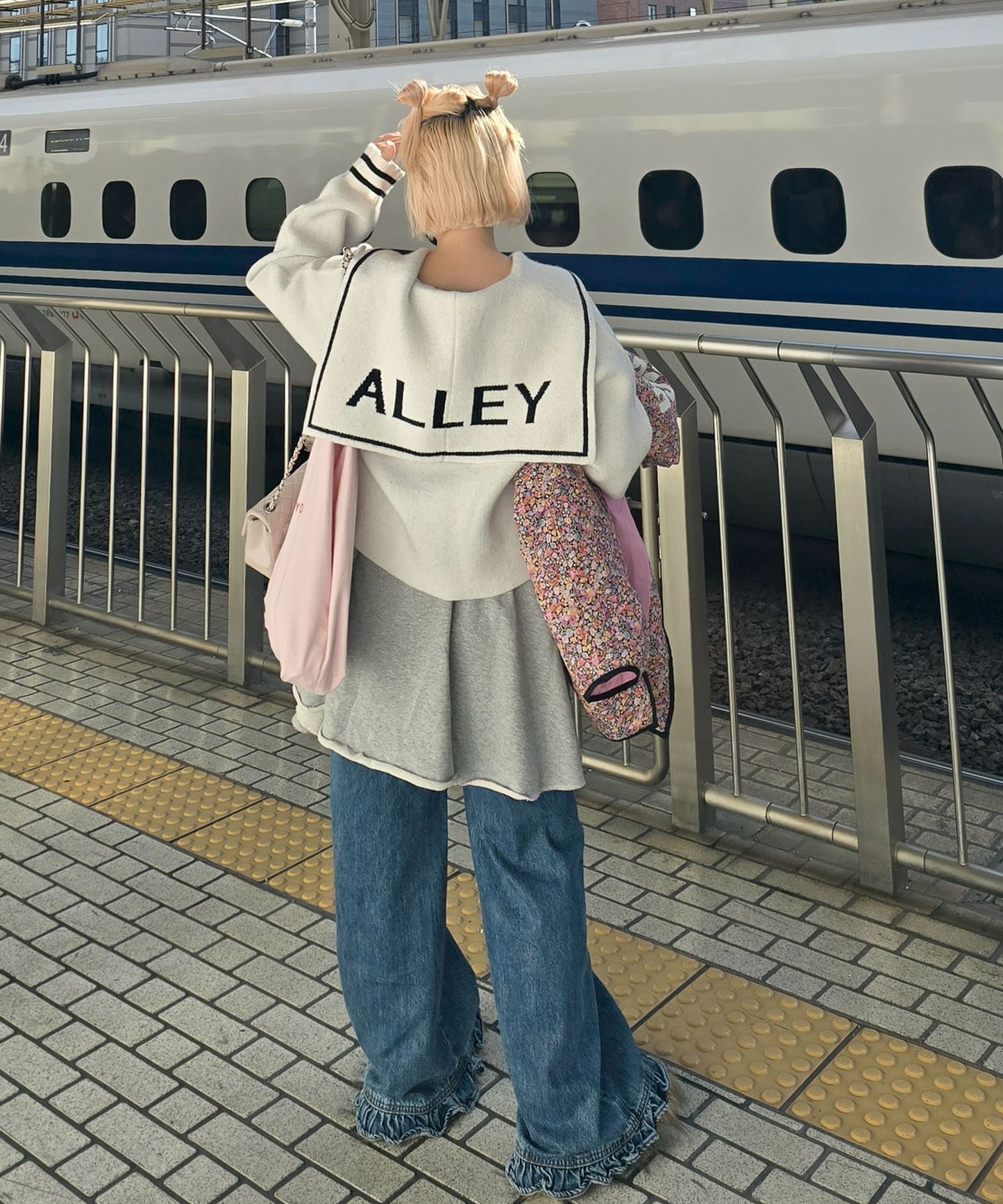 ALLEYセーラーニット【オフホワイト】