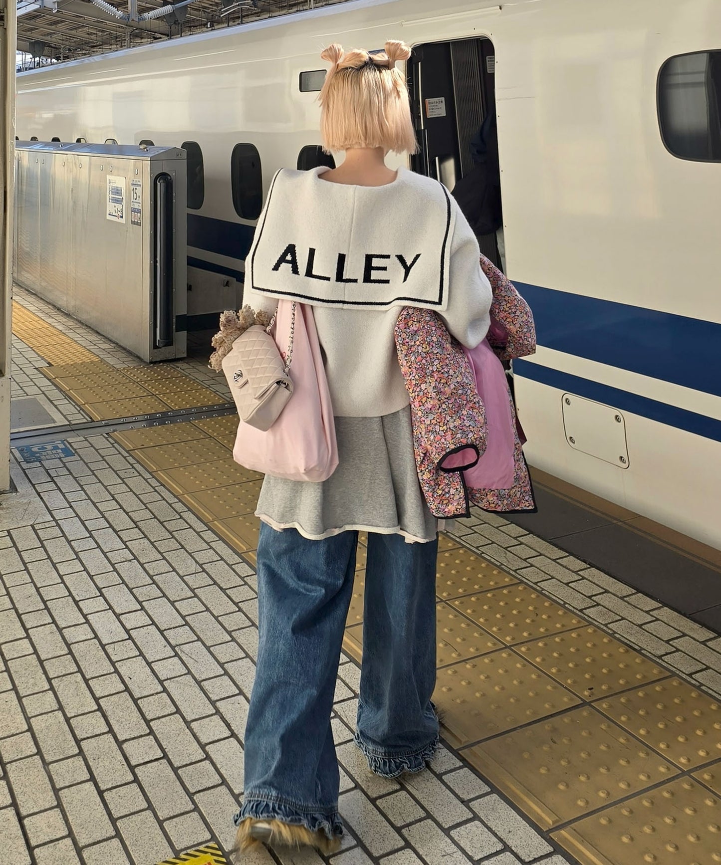 ALLEYセーラーニット【オフホワイト】