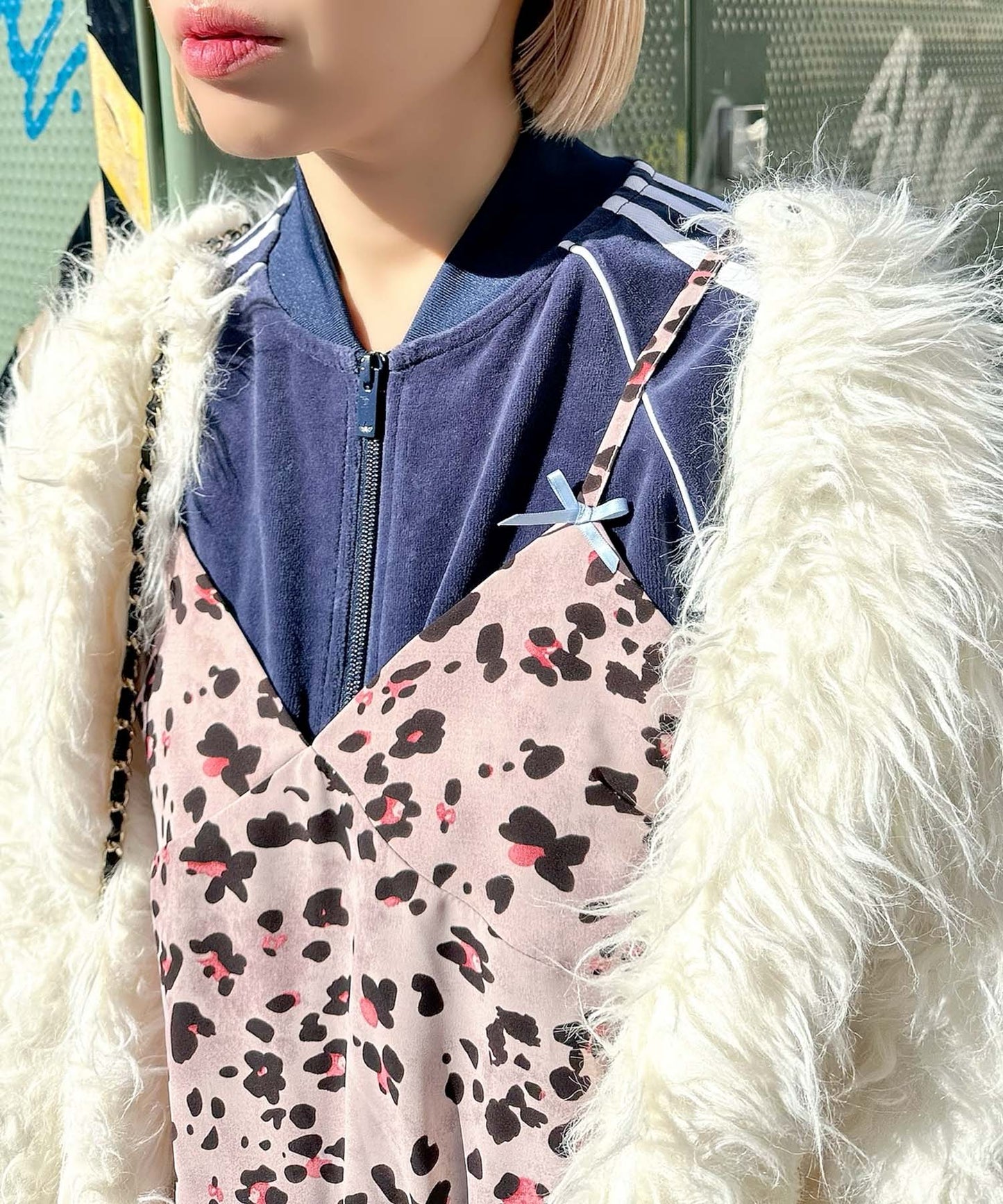 ランジェリーなキャミワンピ【アニマル】