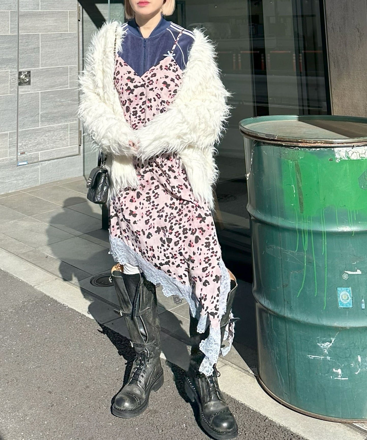 ランジェリーなキャミワンピ【アニマル】