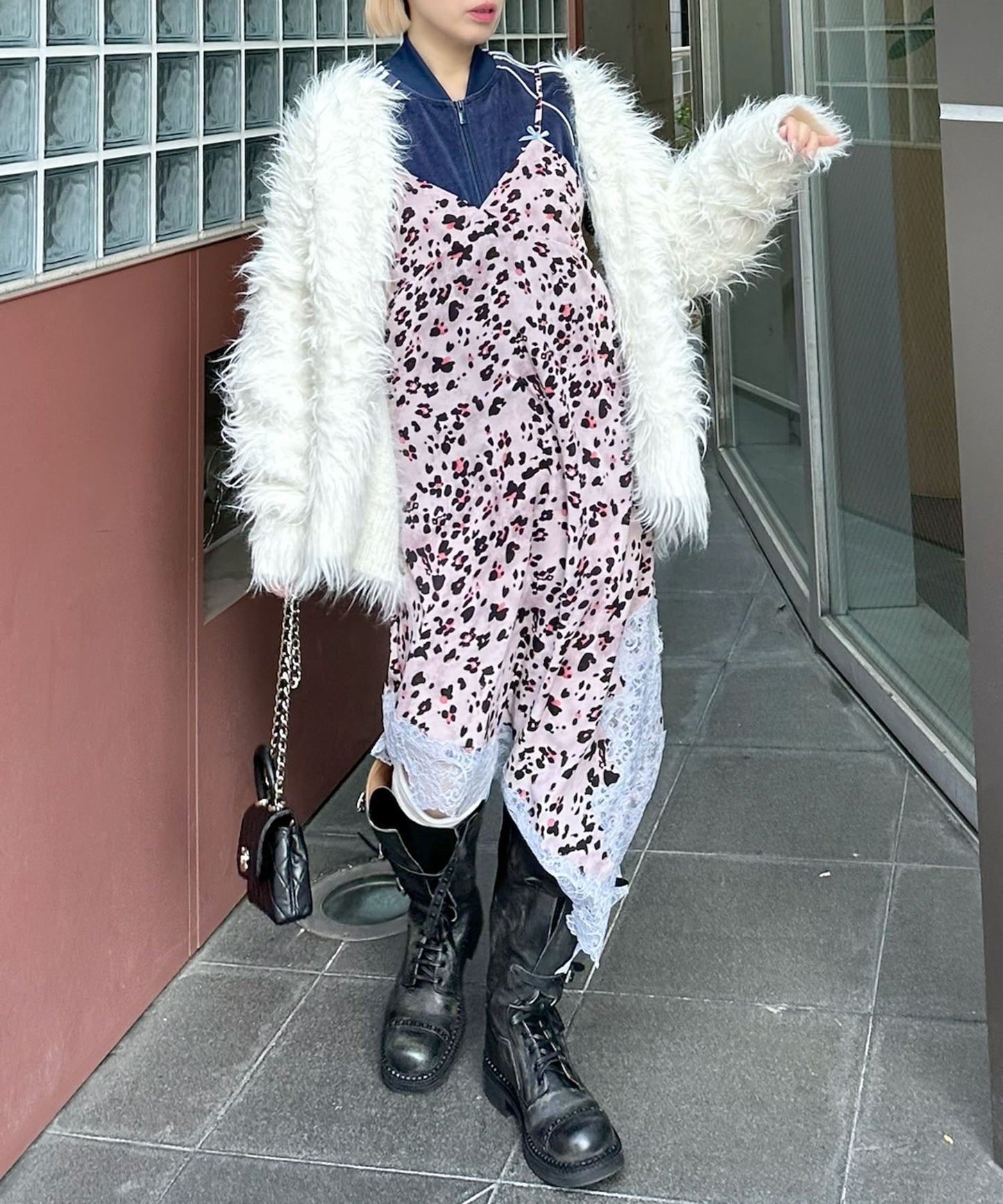 ランジェリーなキャミワンピ【アニマル】