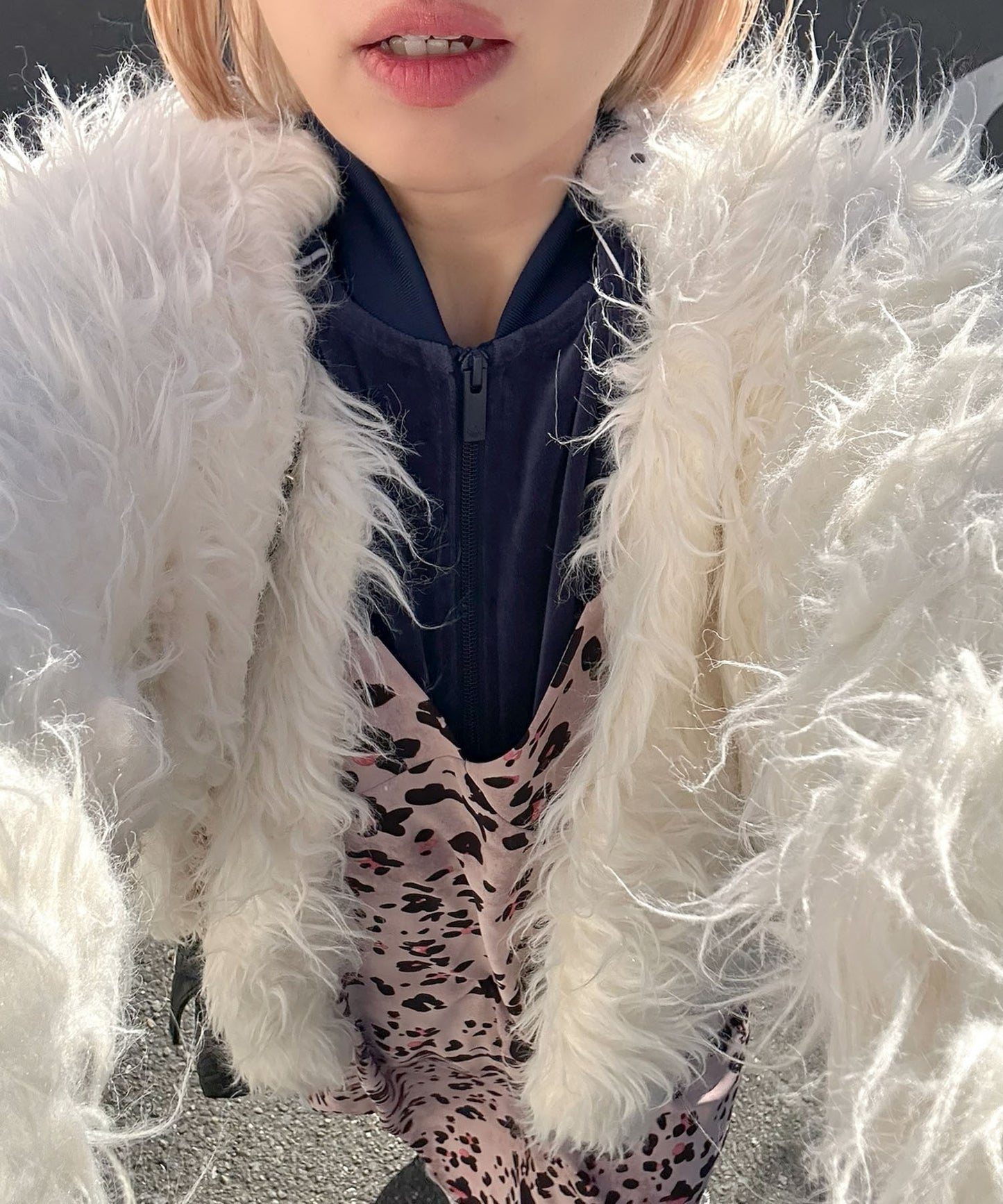 ランジェリーなキャミワンピ【アニマル】