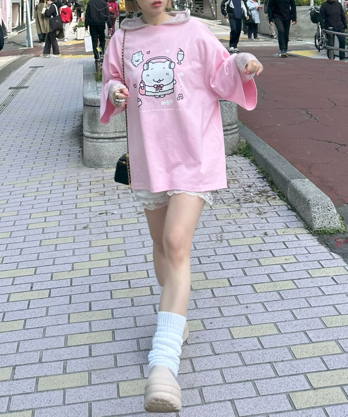 【にゃんにゃんモンスターズ×ALLEY TOKYO】BIG半袖T