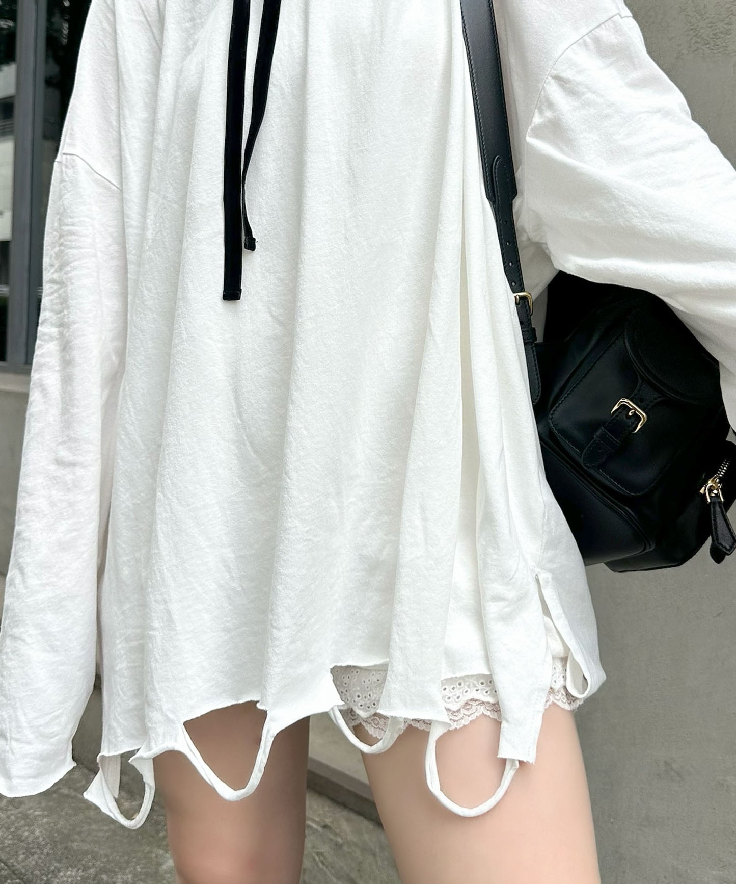 ダメージBIGロンT【オフホワイト】