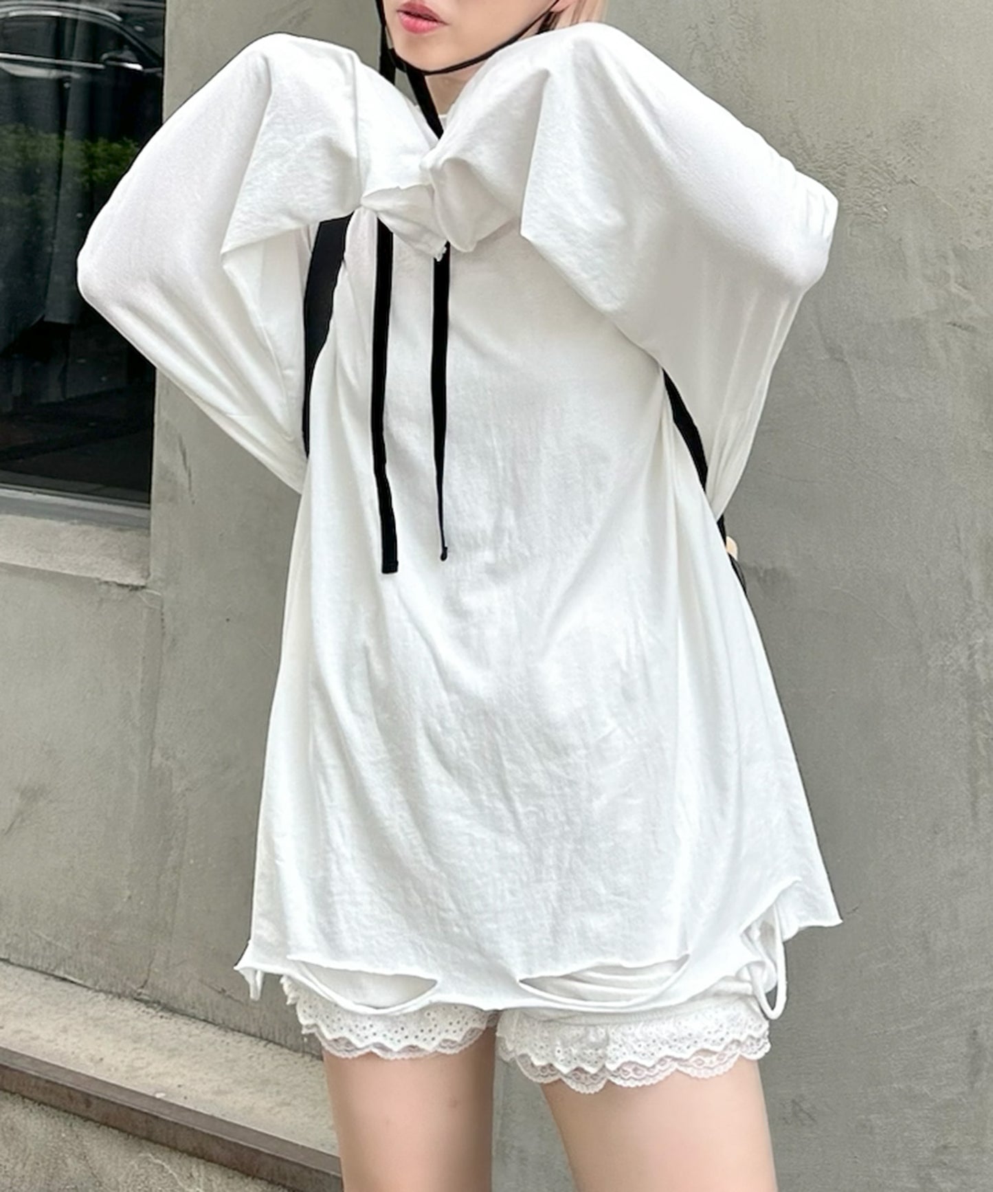 ダメージBIGロンT【オフホワイト】