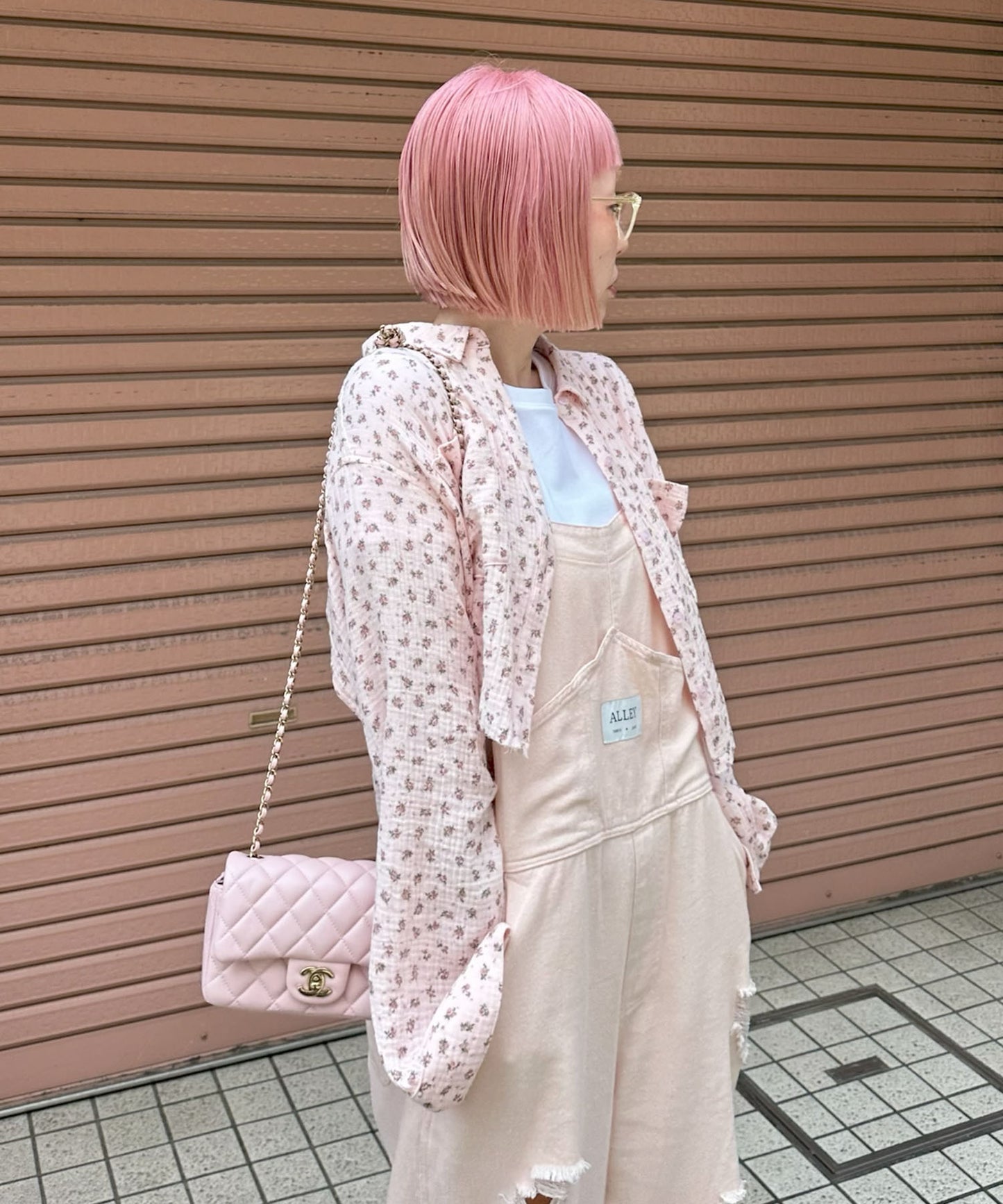 けっこうなダメージサロペ【ピンク】