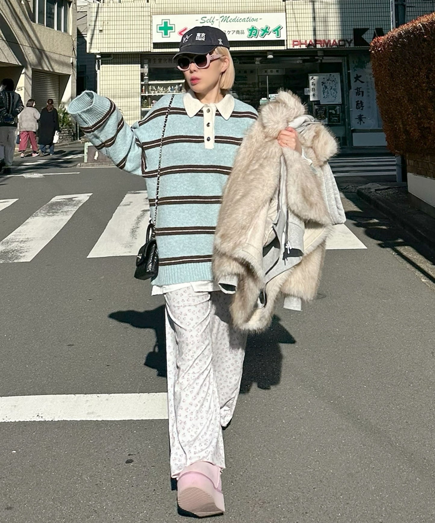 BIGラガーニット【ブルー】