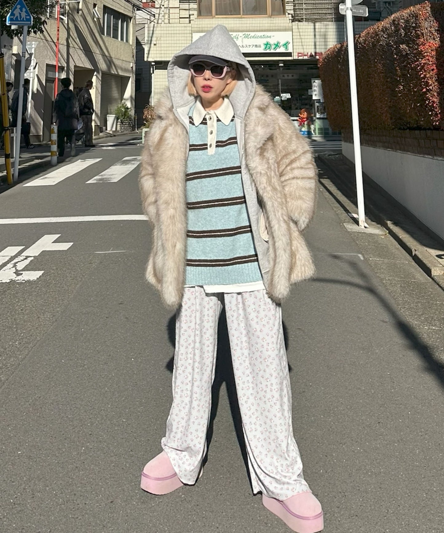 BIGラガーニット【ブルー】