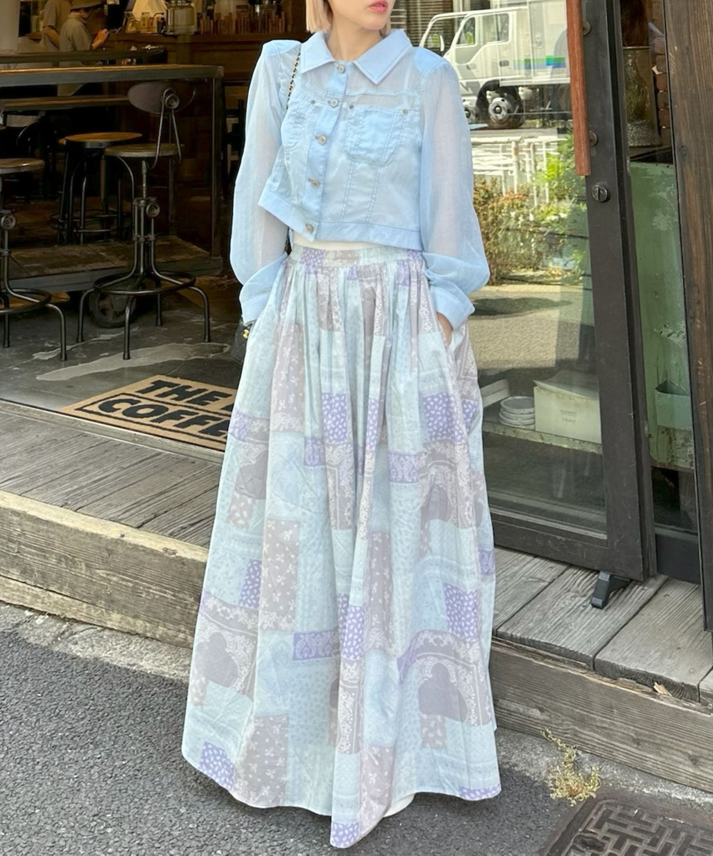 シアーGジャン【サックスブルー】