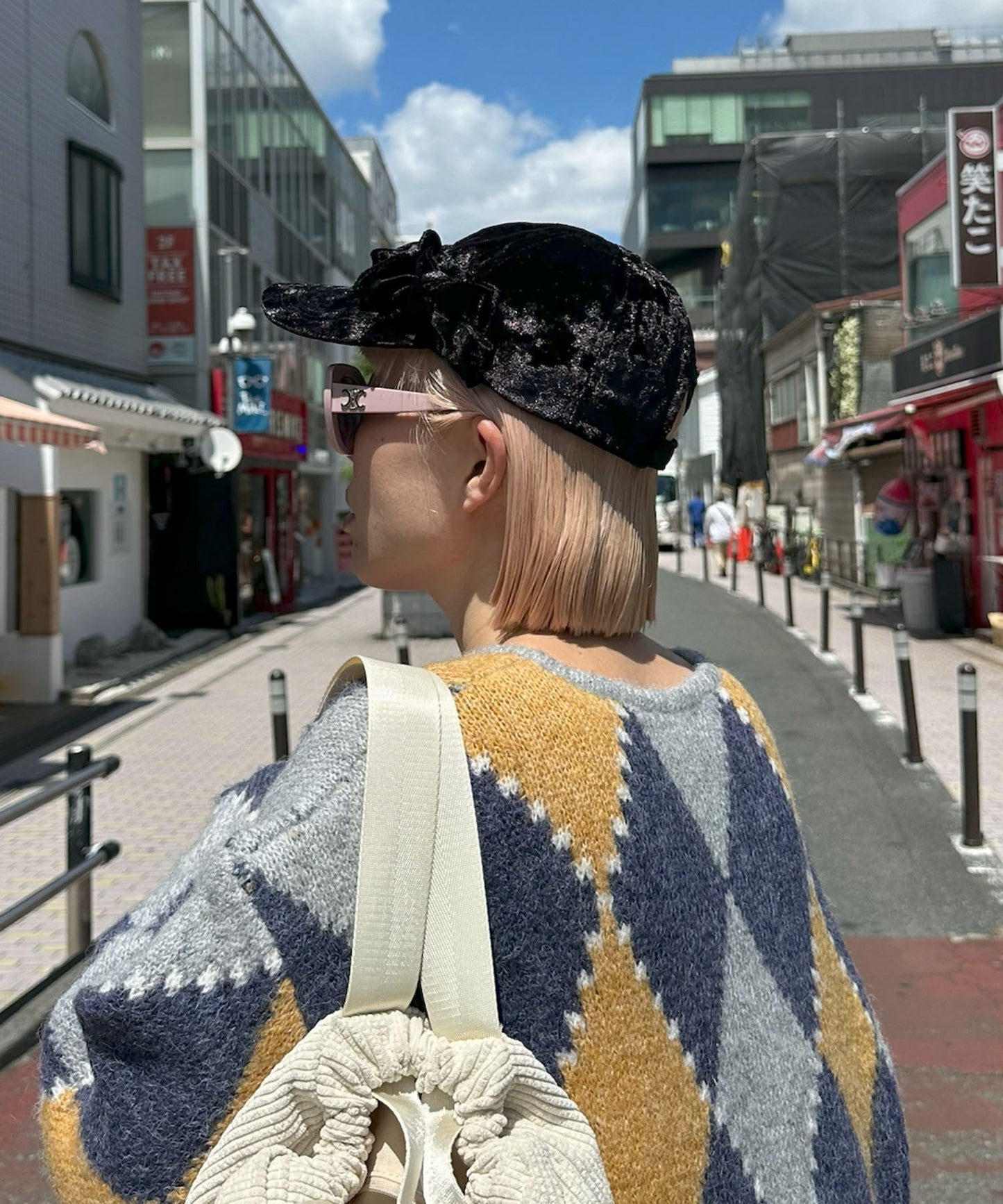【Alley Tokyo × Casselini】リボン３コキャップ【ブラック系その他】