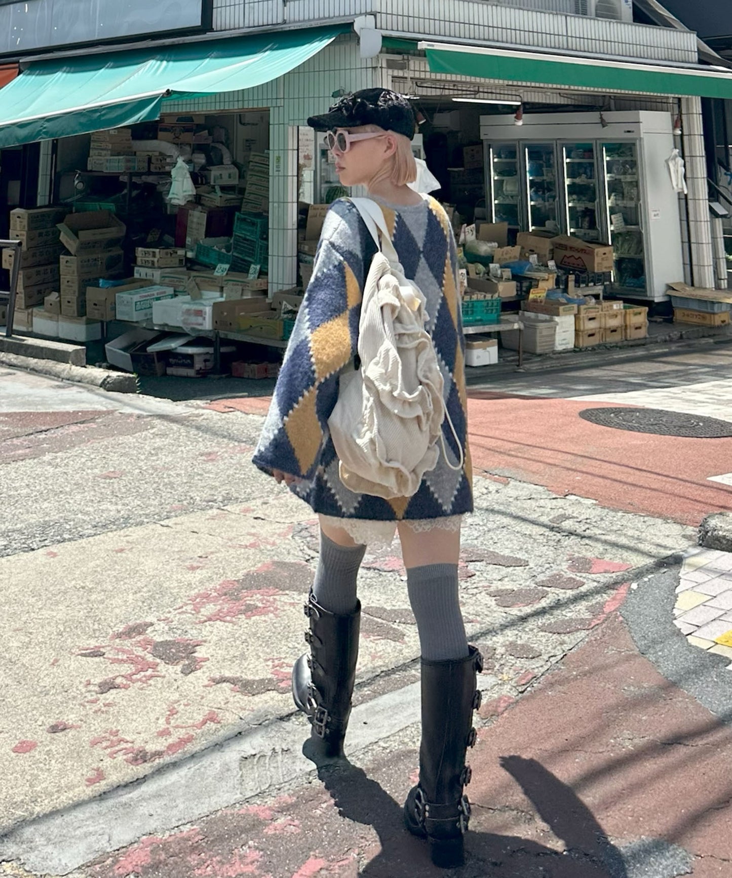 【Alley Tokyo × Casselini】リボン３コキャップ【ブラック系その他】