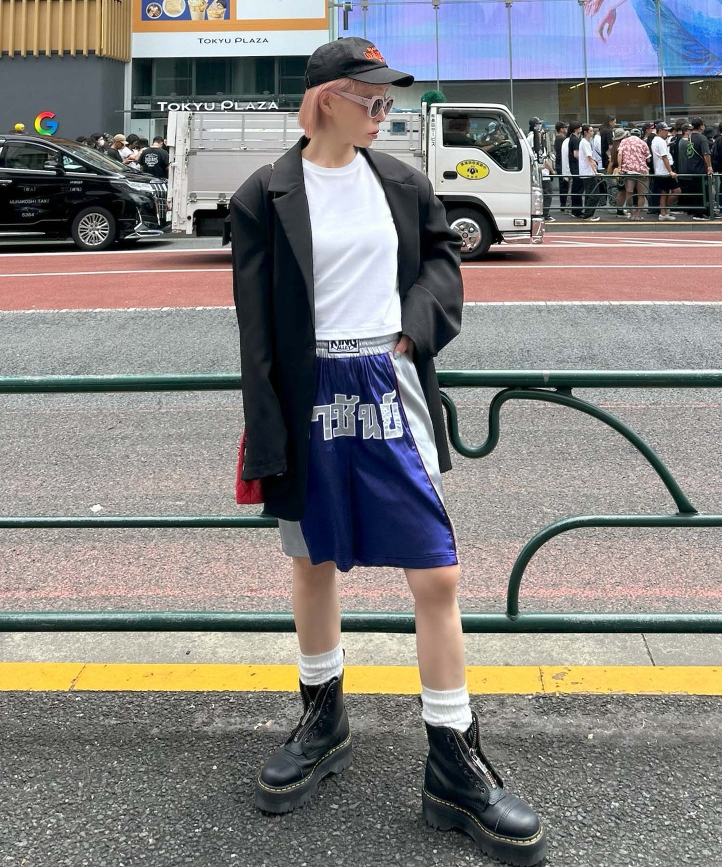 ムエタイのパンツ【ネイビー】