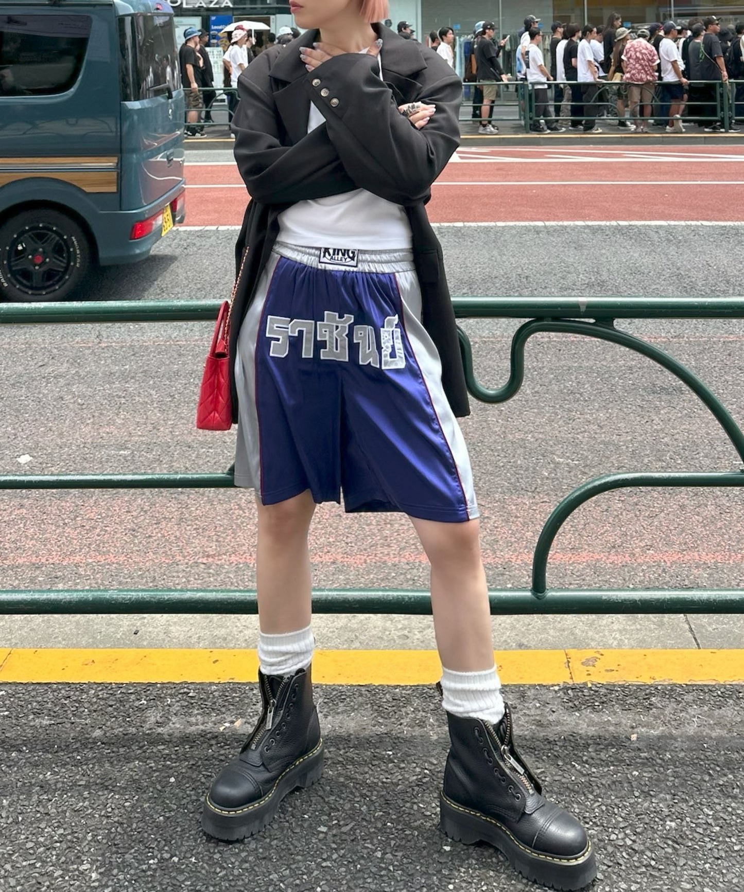 ムエタイのパンツ【ネイビー】