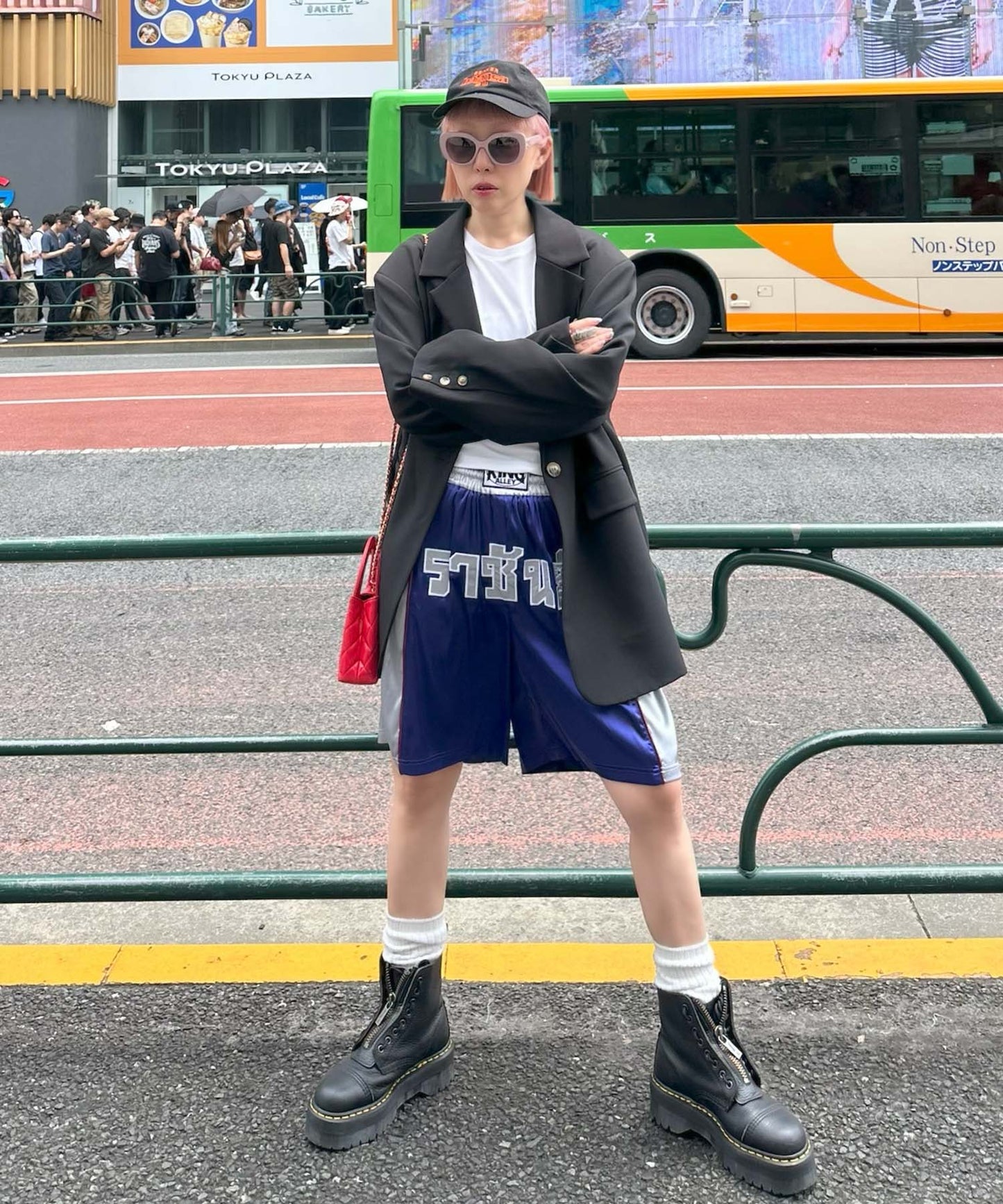 ムエタイのパンツ【ネイビー】