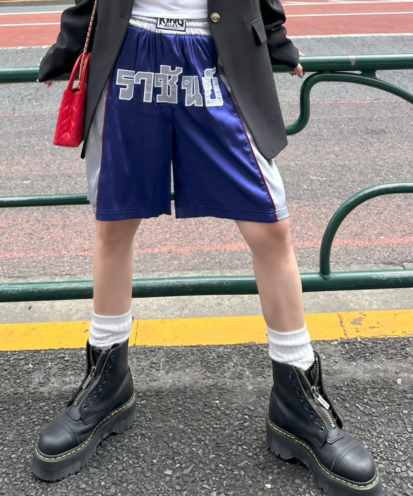 ムエタイのパンツ【ネイビー】