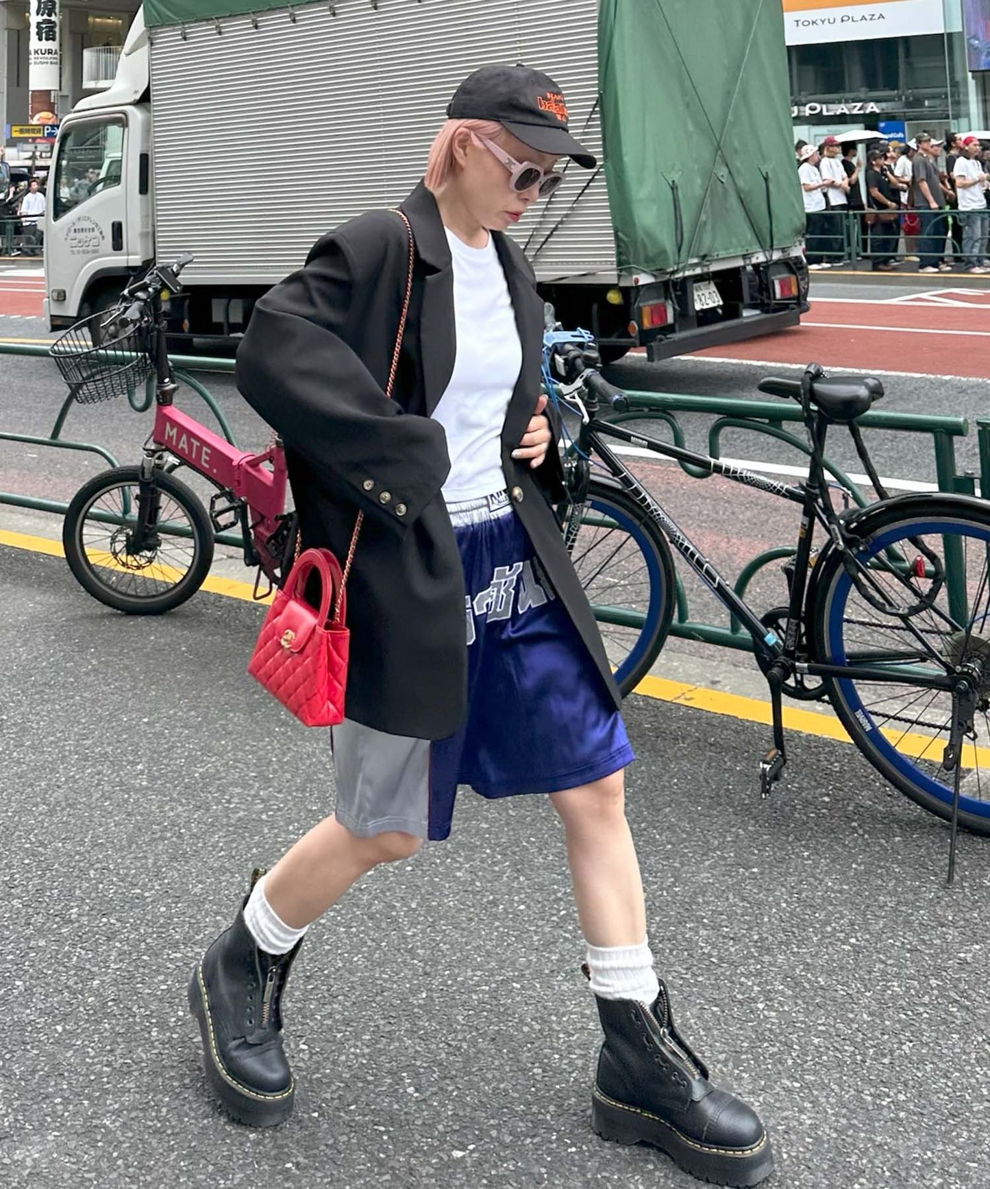 ムエタイのパンツ【ネイビー】