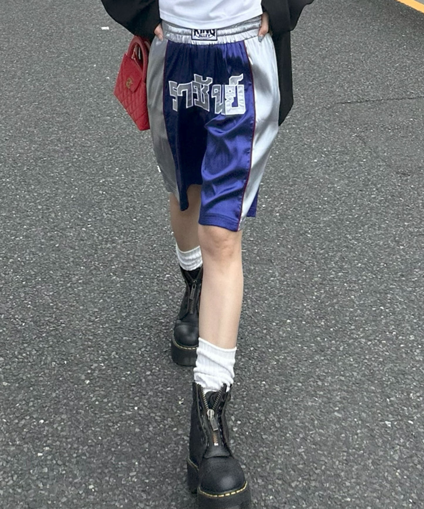 ムエタイのパンツ【ネイビー】