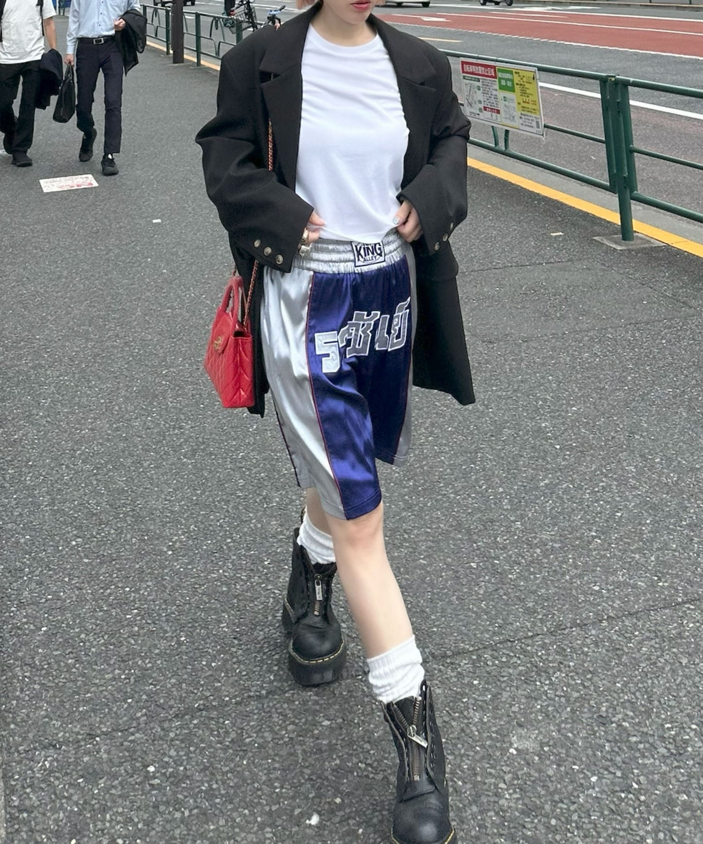 ムエタイのパンツ【ネイビー】