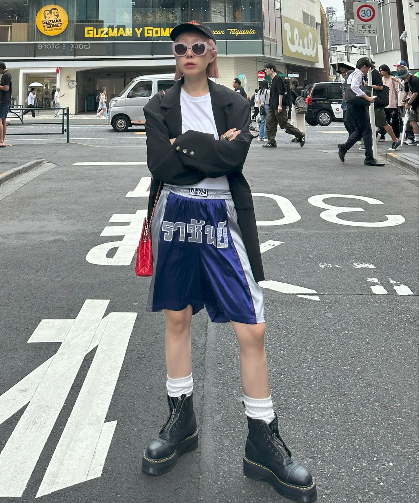 ムエタイのパンツ【ネイビー】