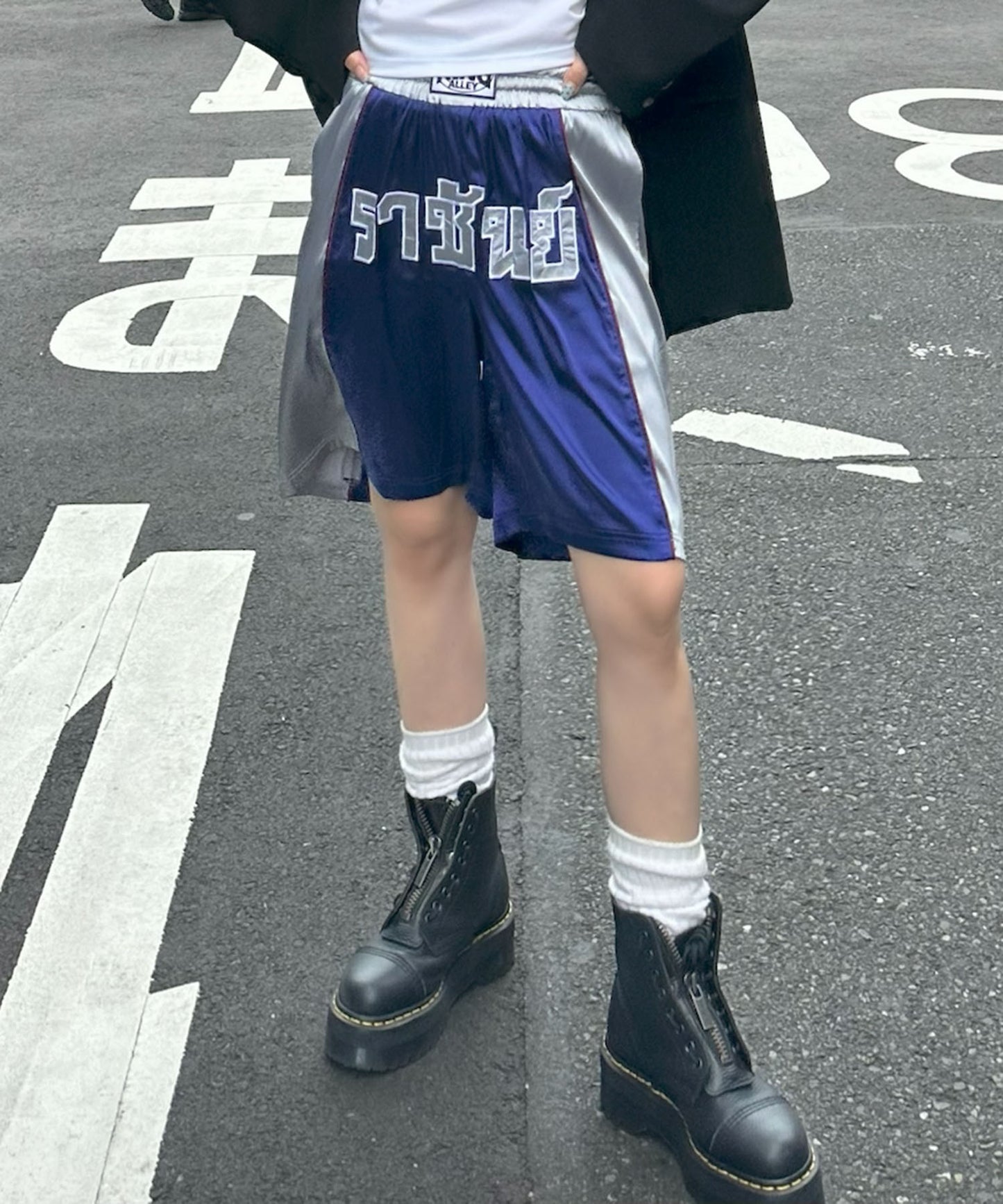 ムエタイのパンツ【ネイビー】