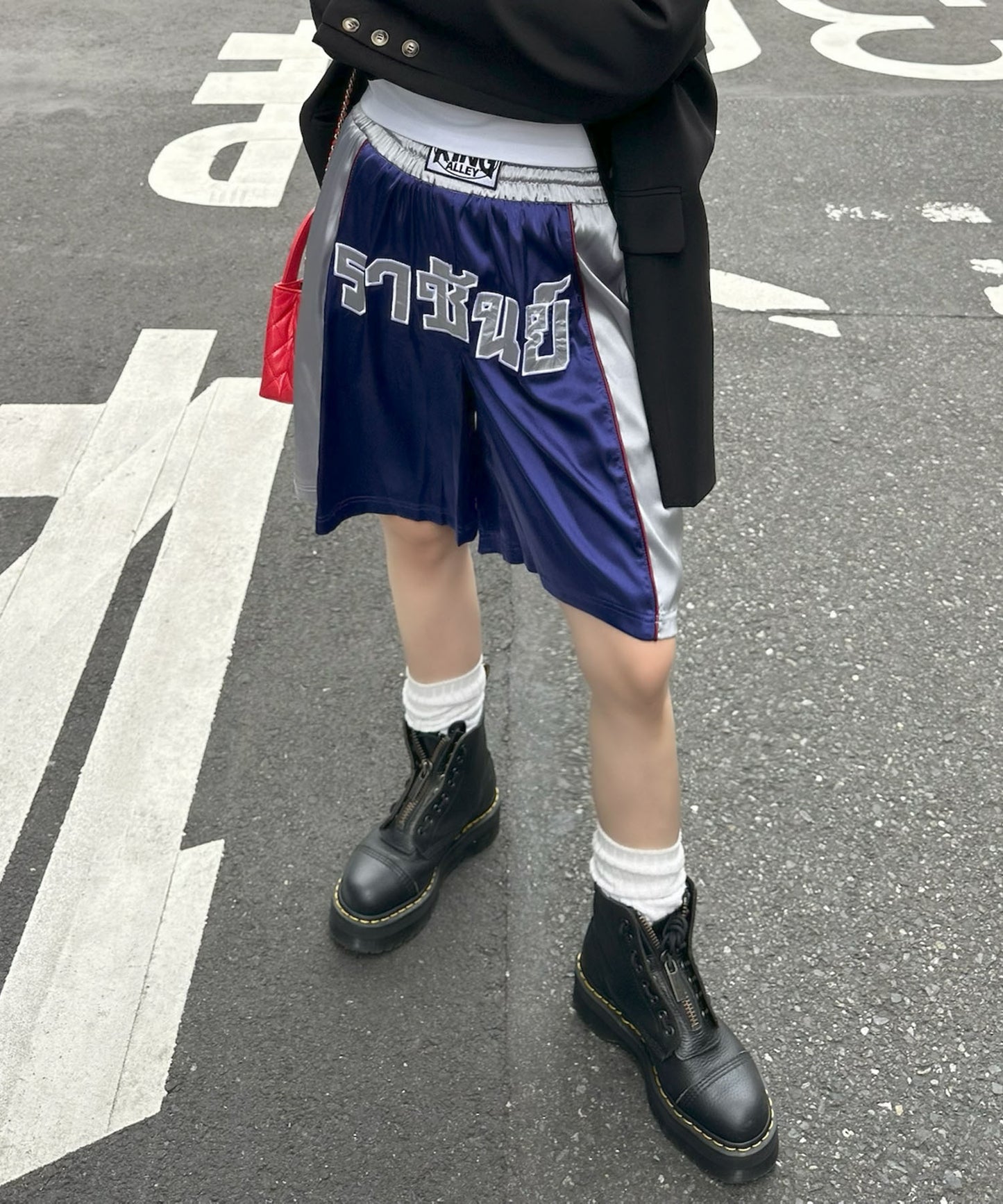 ムエタイのパンツ【ネイビー】