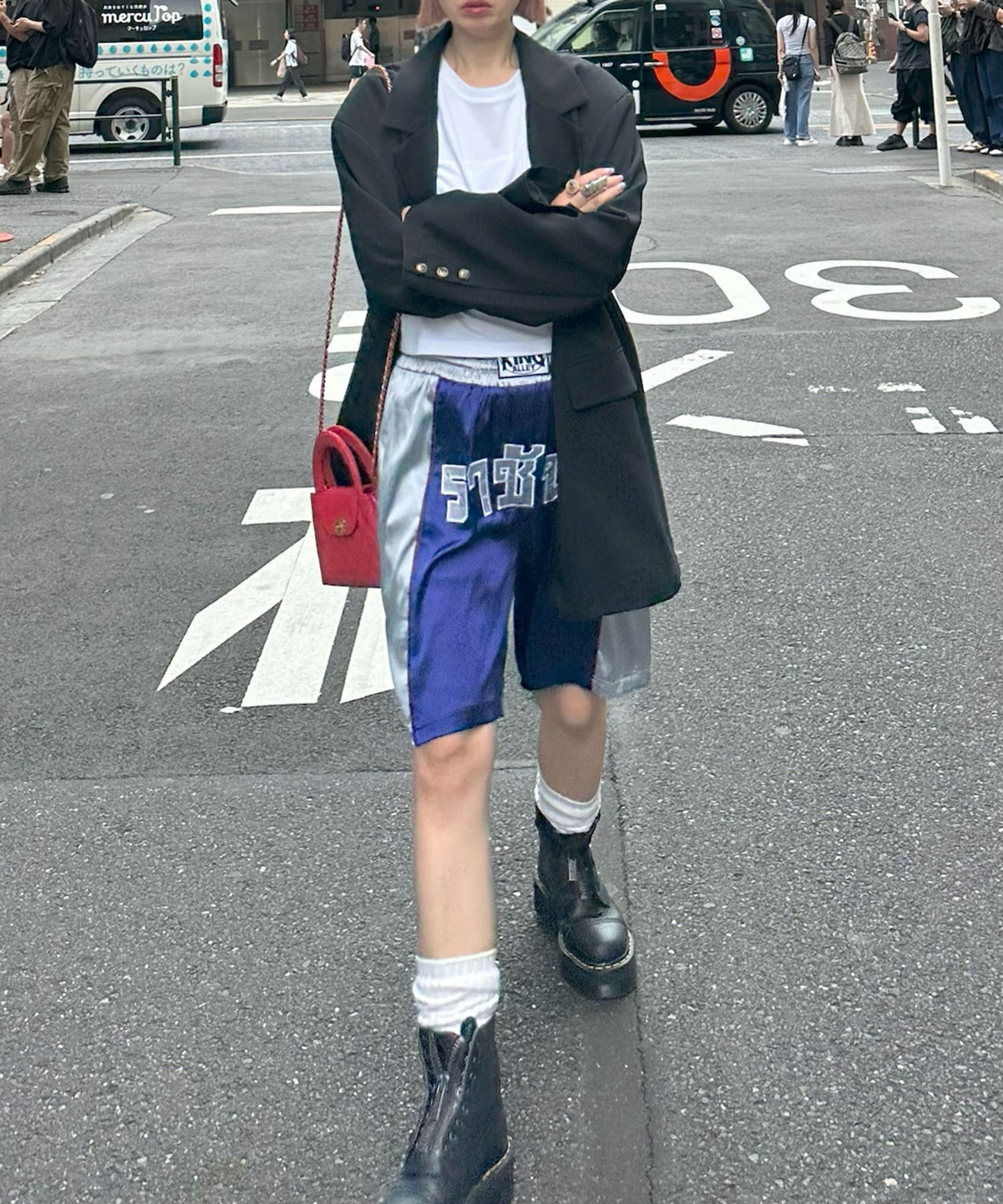 ムエタイのパンツ【ネイビー】