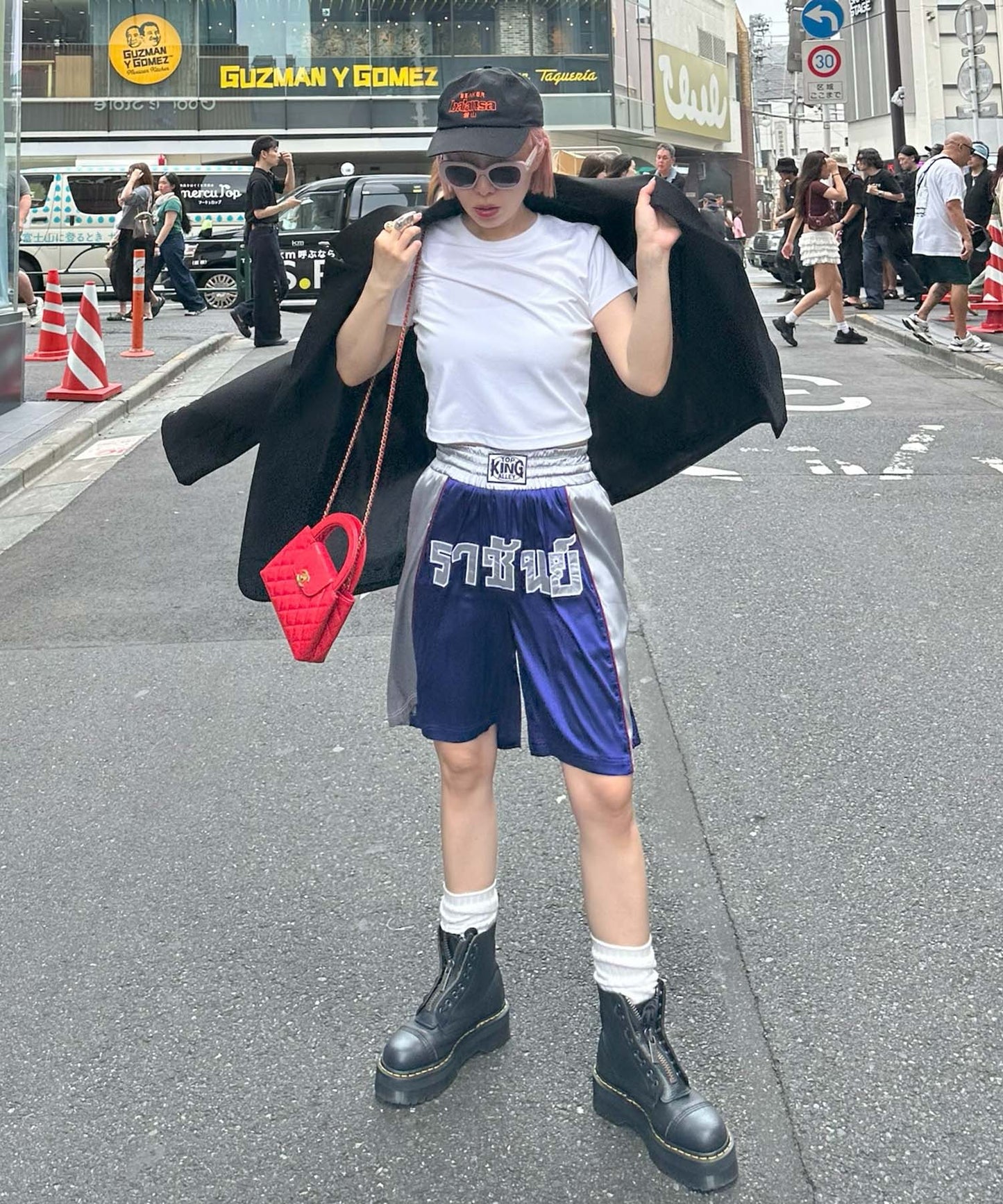 ムエタイのパンツ【ネイビー】